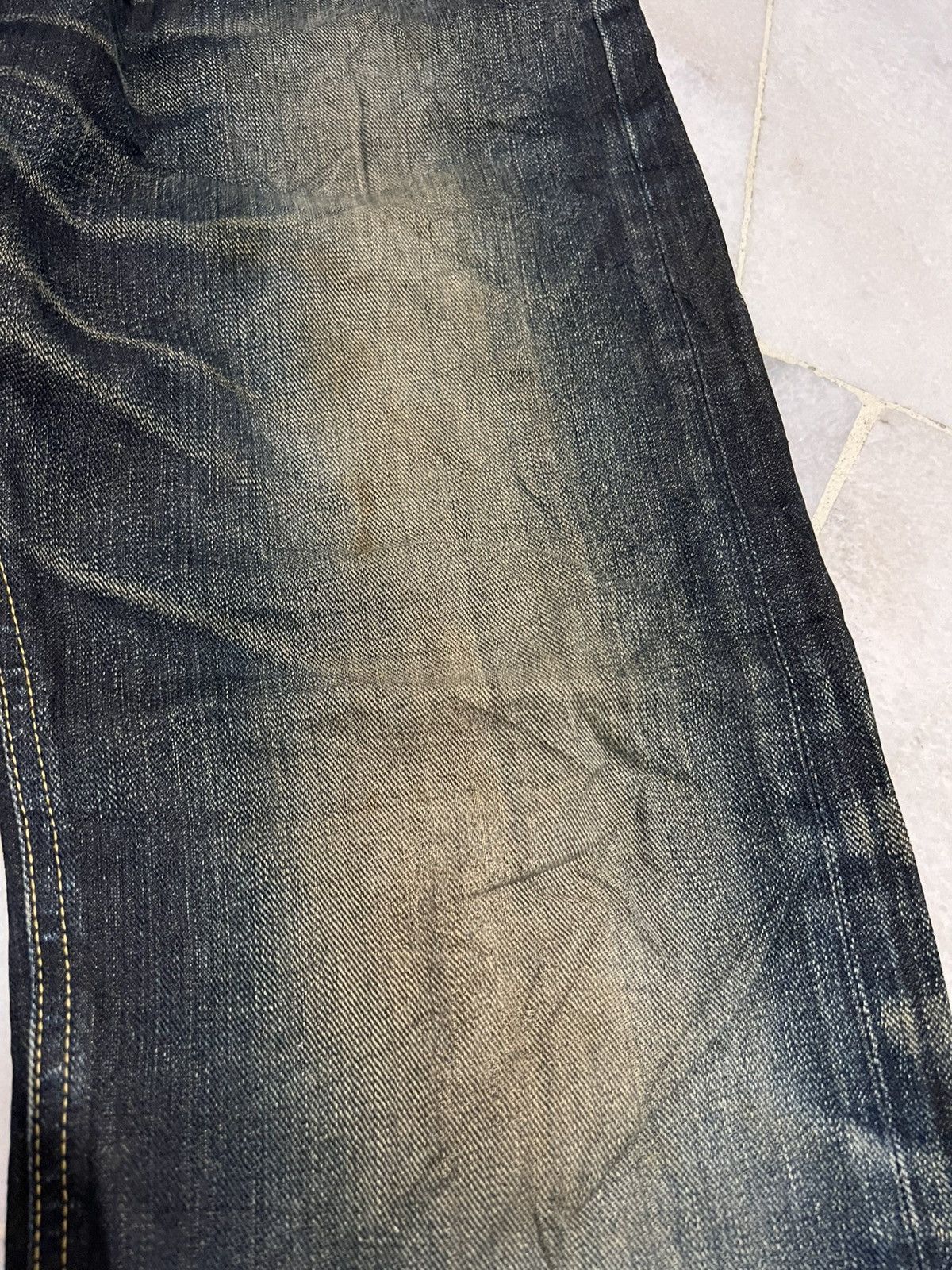 Hysteric Glamour × If Six Was Nine × Lee 🌈Baggy 90’s Lee Cowboy Distress Mud Wash Jeans Size US 33 - 8 Thumbnail