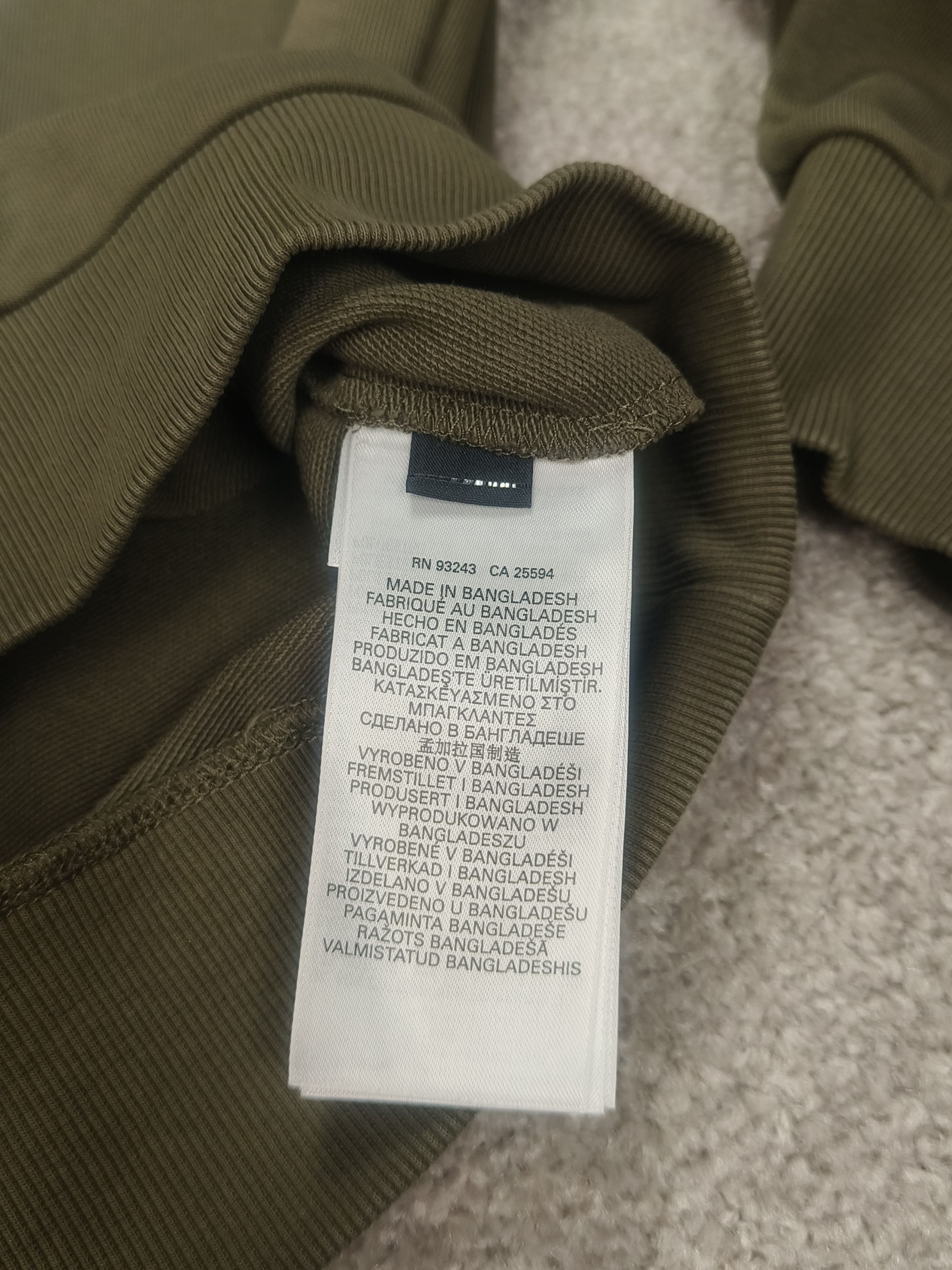 Diesel Diesel Dot Logo Brushed Green Sweatshirt Long Sleeve Hoodie Size US S / EU 44-46 / 1 - 3 Thumbnail