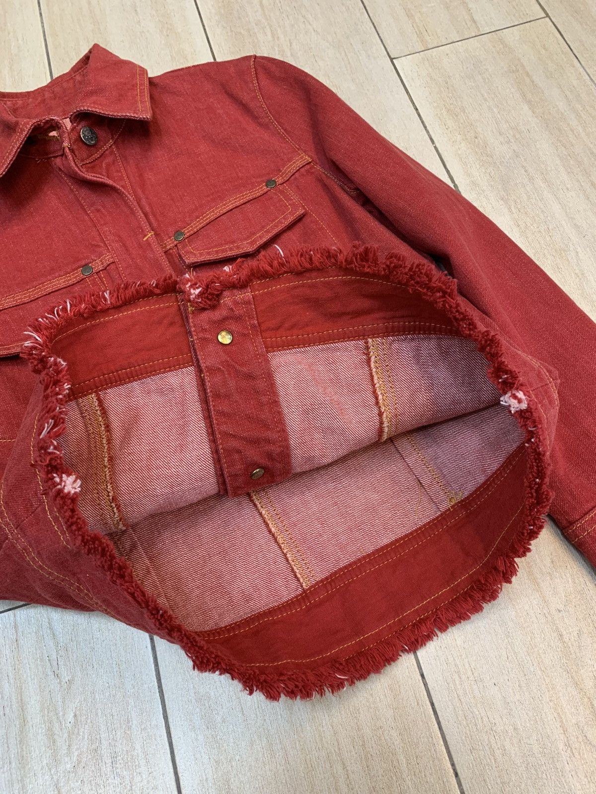 Vivienne Tam Vivienne Tam Dragon Embroidered Denim Jacket Size XS / US 0-2 / IT 36-38 - 9 Thumbnail