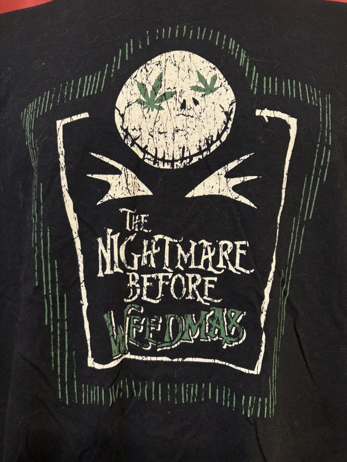Vintage Vintage Nightmare Before Weedmas Tshirt Horror Movie Parody Size US XXL / EU 58 / 5 - 2 Thumbnail