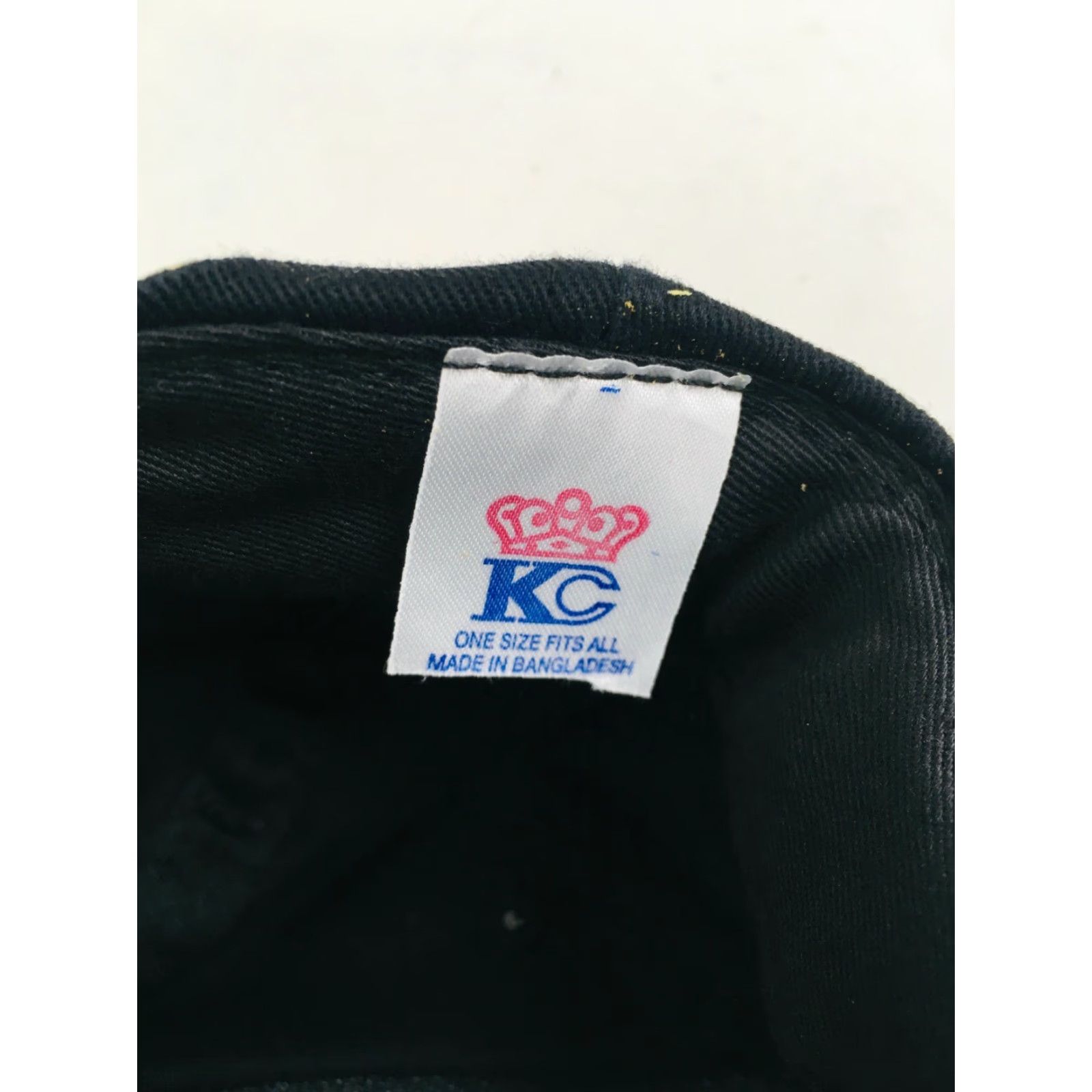Vintage VINTAGE KC Cap One Size Black Adjustable Embroidered JDC Challenge Metal Buckle Men Baseball Cap Size ONE SIZE - 6 Thumbnail