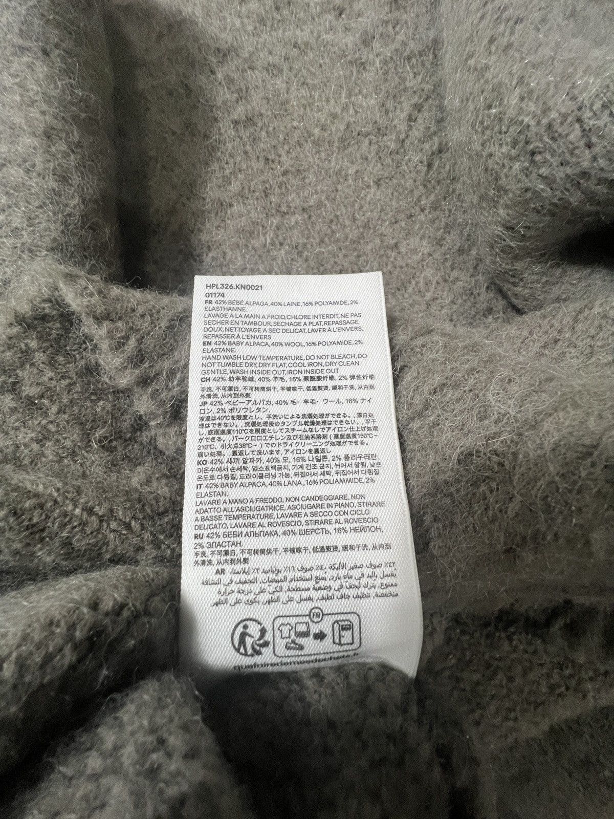 AMI Fuzzy Knit polo sweater Size US M / EU 48-50 / 2 - 5 Thumbnail