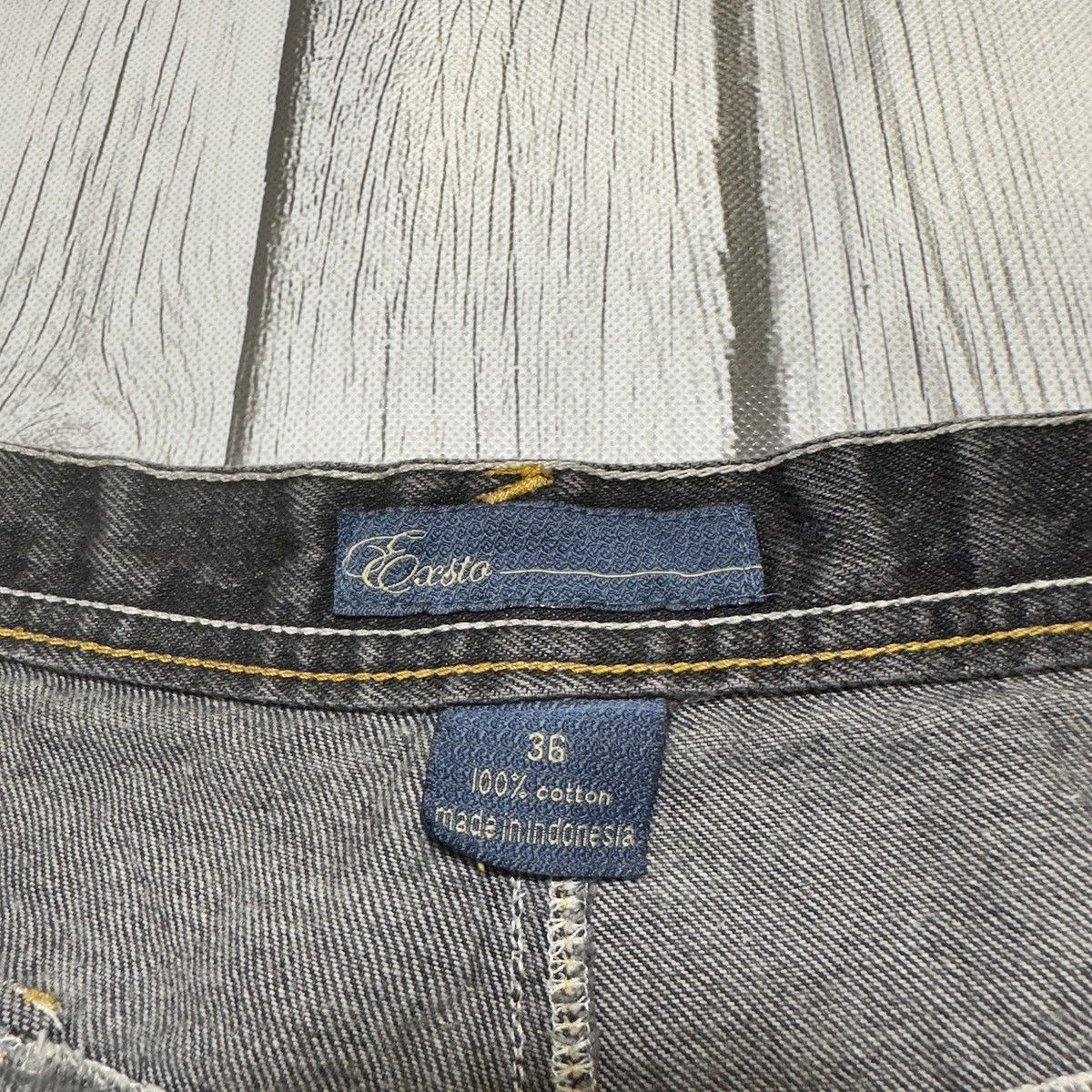 Vintage Vintage Exsto jean shorts Size US 36 / EU 52 - 5 Thumbnail
