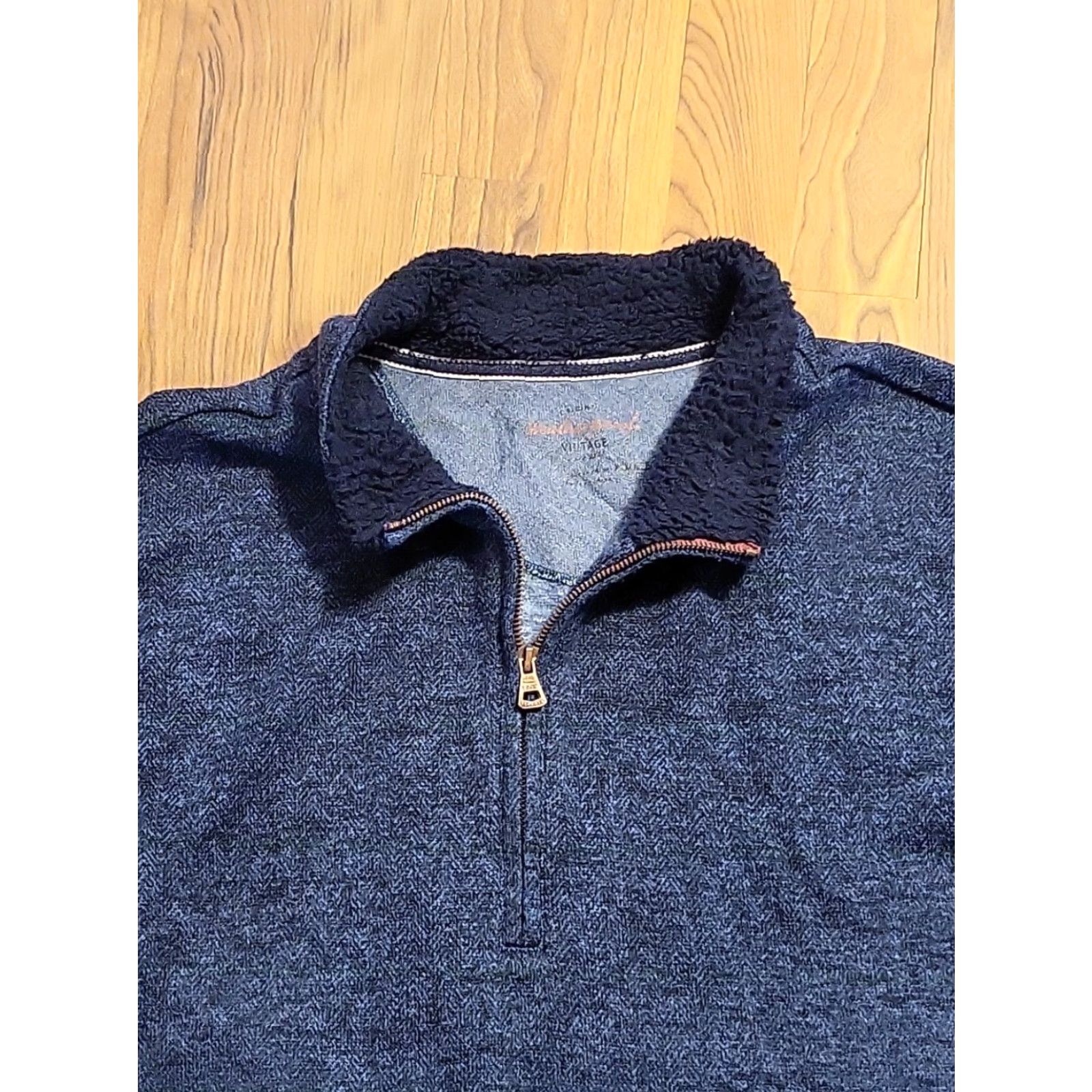Weatherproof VINTAGE Weatherproof Pullover 1/4 Zip LS Blue 3XL Big & Tall Mens Outdoor Outdoor Weatherproof Vintage Quarter Zip Size US XXL / EU 58 / 5 - 3 Thumbnail