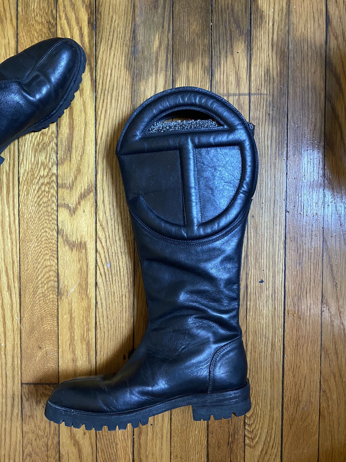 Telfar Telfar Leather Boots Size US 8 / IT 38 - 3 Thumbnail