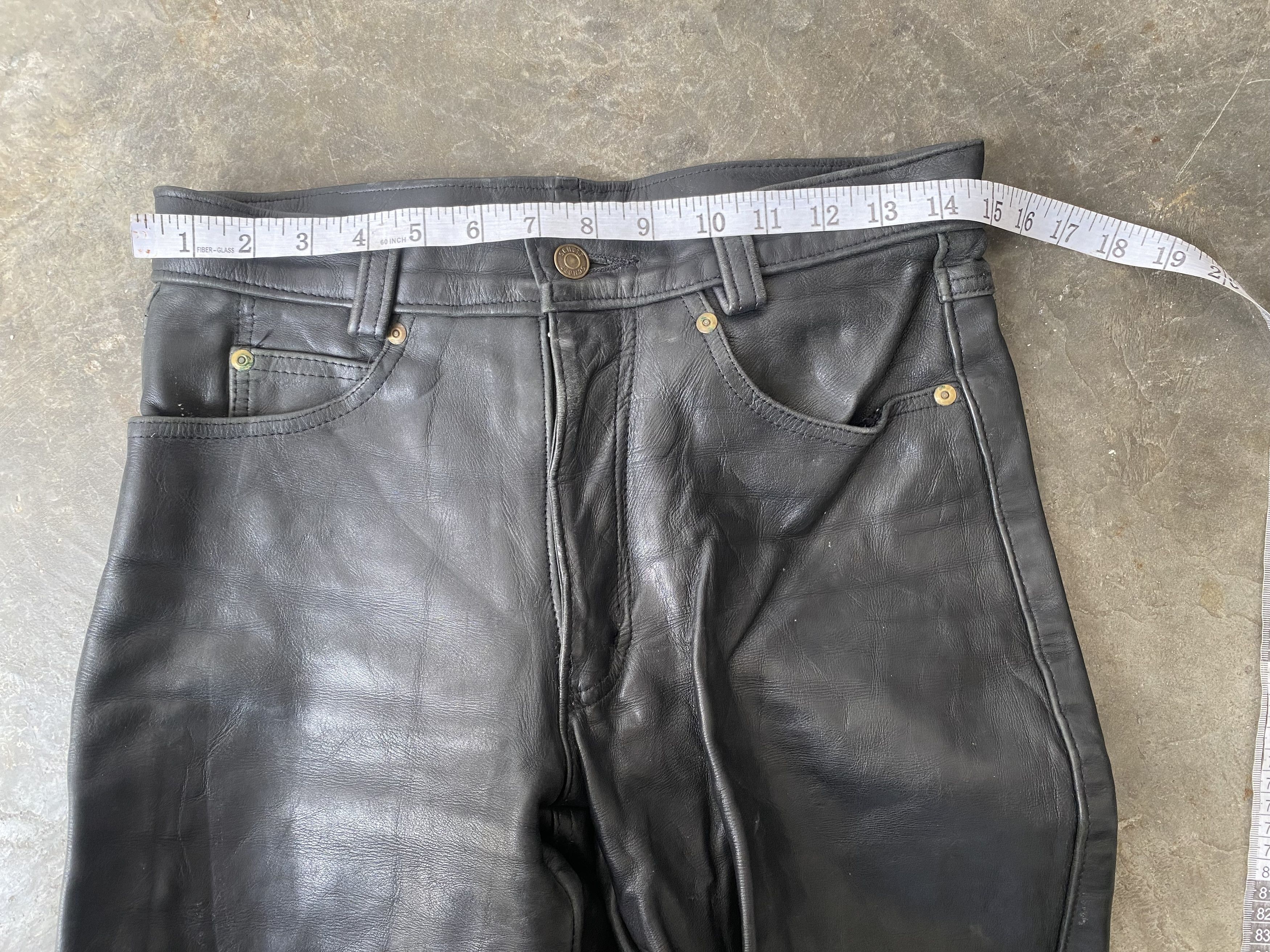 Genuine Leather × Schott × Vintage Authentic Vintage Schott Perfecto Racer Leather Pants Size US 30 / EU 46 - 20 Thumbnail