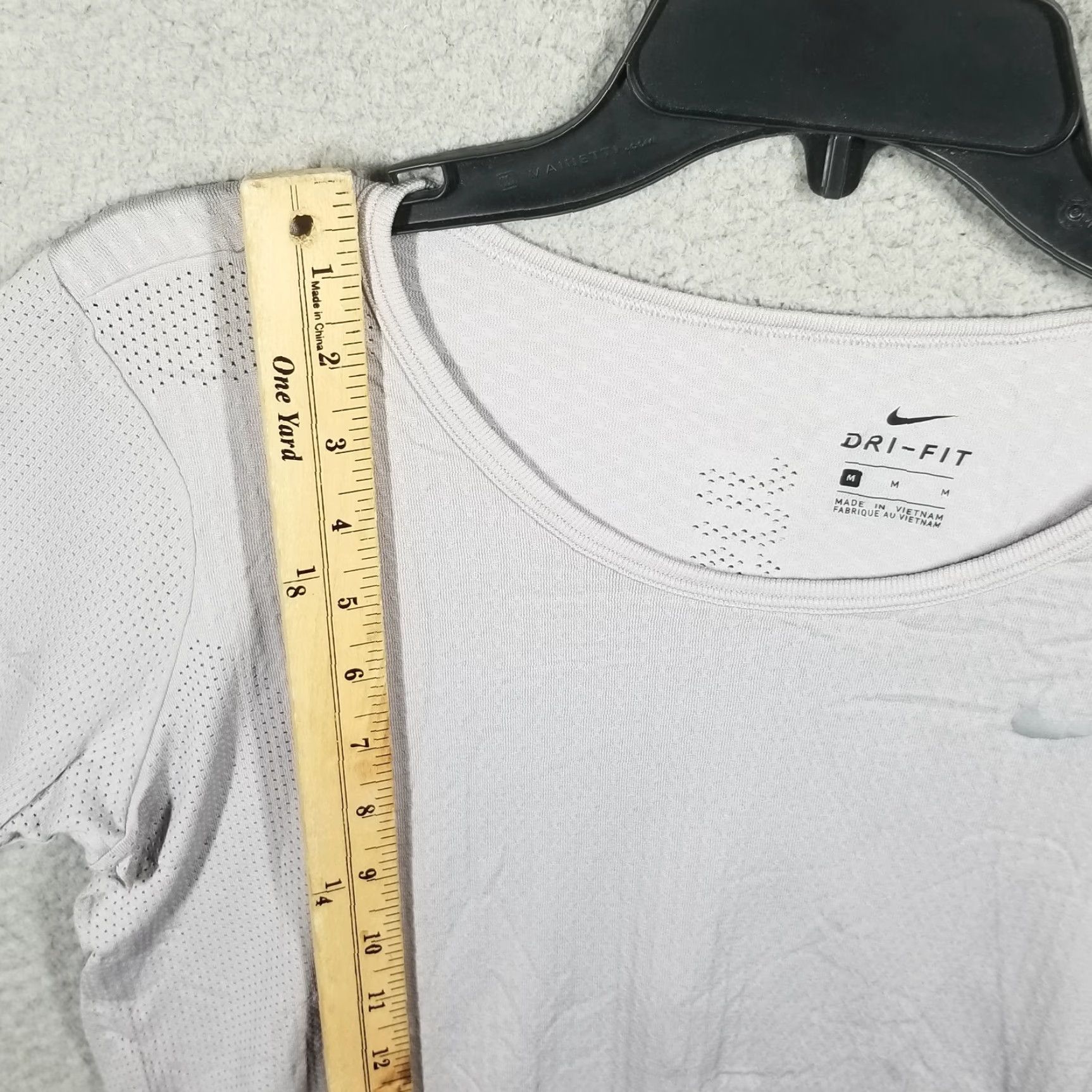 Nike Nike Women’s Dri-FIT Running T-Shirt Short Sleeve Gray Size M Size M / US 6-8 / IT 42-44 - 5 Thumbnail