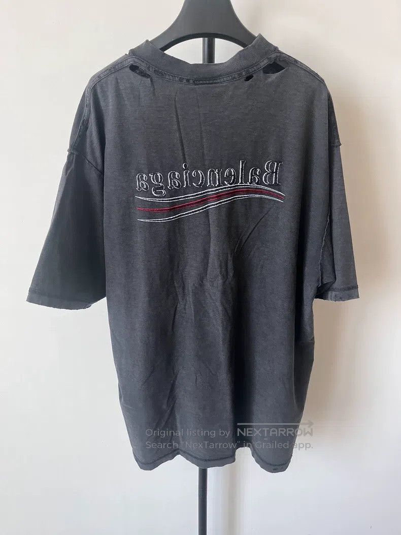 Other Balenciaga Letter Logo Round Neck Short Sleeve T-Shirt Size US L / EU 52-54 / 3 - 2 Thumbnail