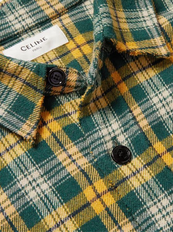 Celine Multicolour Checked Shirt Size US 32 / EU 48 - 3 Thumbnail