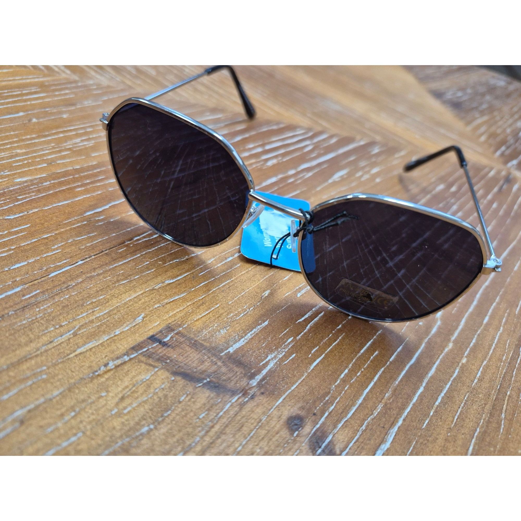 Other Golondrina UV400 Womens Round Sunglasses With Silver Metal F Size ONE SIZE - 5 Thumbnail