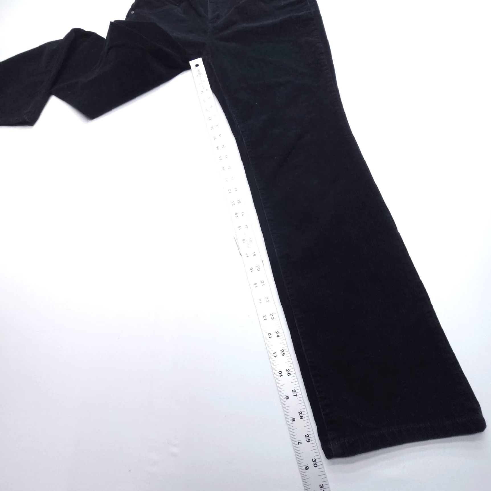 Talbots VINTAGE Talbots Simply Flattering 5 Pocket Straight Corduroy Pants Womens 10 Black Size 32" / US 10 / IT 46 - 5 Thumbnail