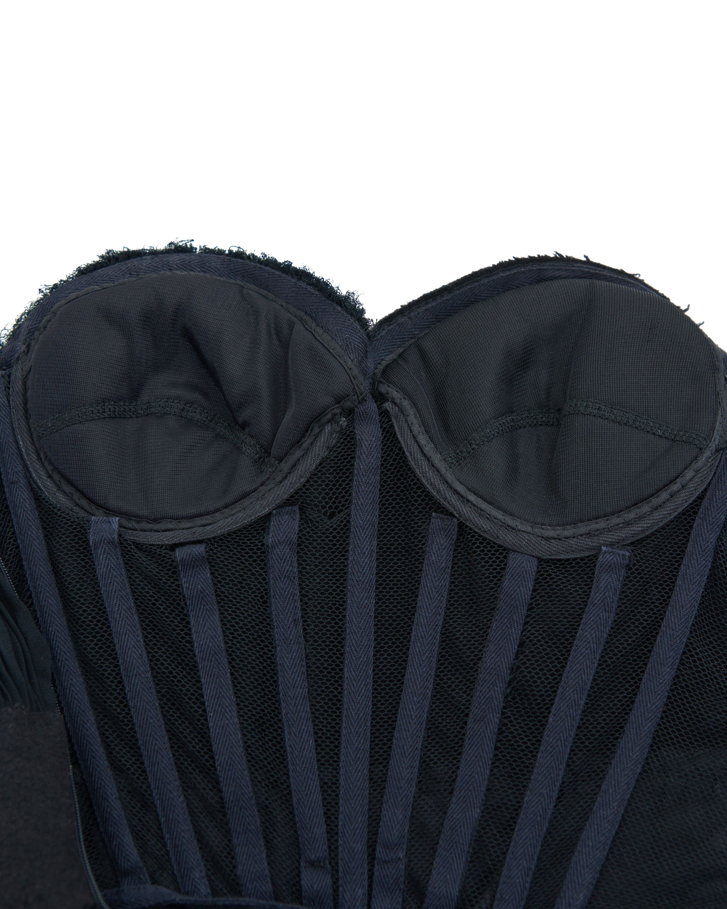 Prada Prada F/W 2006 Black strapless chiffon dress Size S / US 4 / IT 40 - 11 Thumbnail