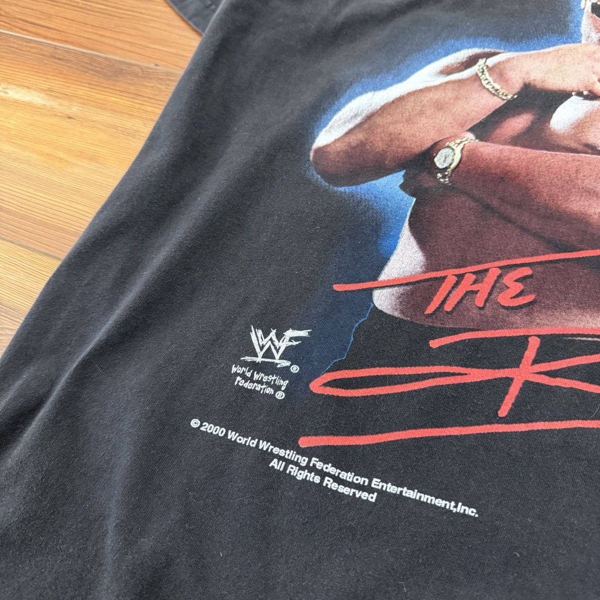 Other Vintage The Rock WWF Layin Smackdown Wraparound Black Shirt Size US L / EU 52-54 / 3 - 6 Thumbnail
