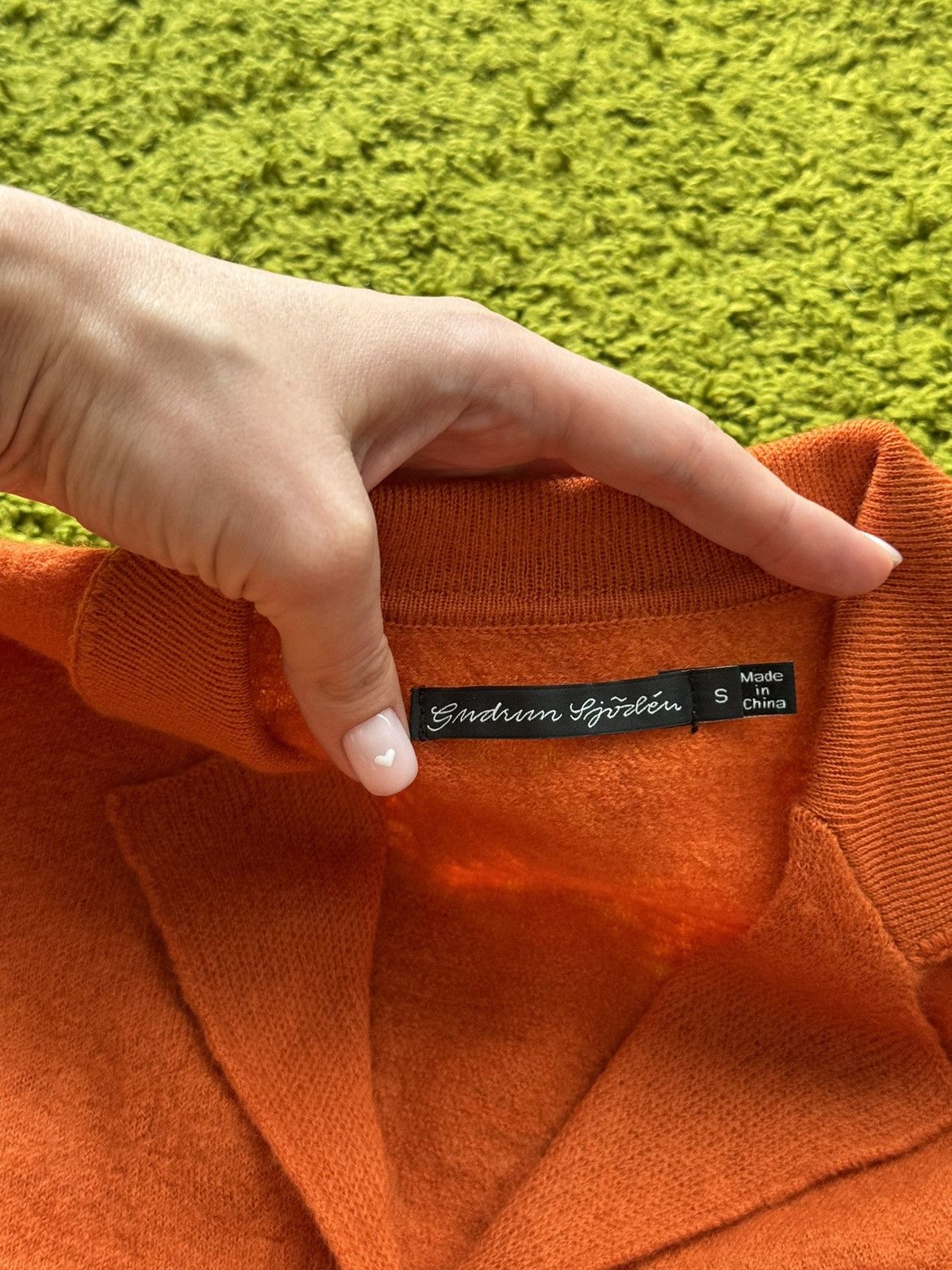 Designer Gudrun Sjoden avant Garde 100% wool cardigan sweater Size S / US 4 / IT 40 - 2 Thumbnail