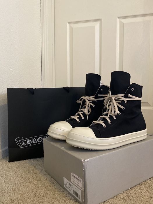 Rick owens best sale ramones sizing