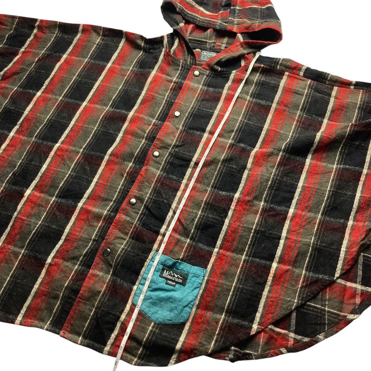 Manastash MANATASH MULTICOLOR CHECKERED PONCHO Size US M / EU 48-50 / 2 - 15 Thumbnail