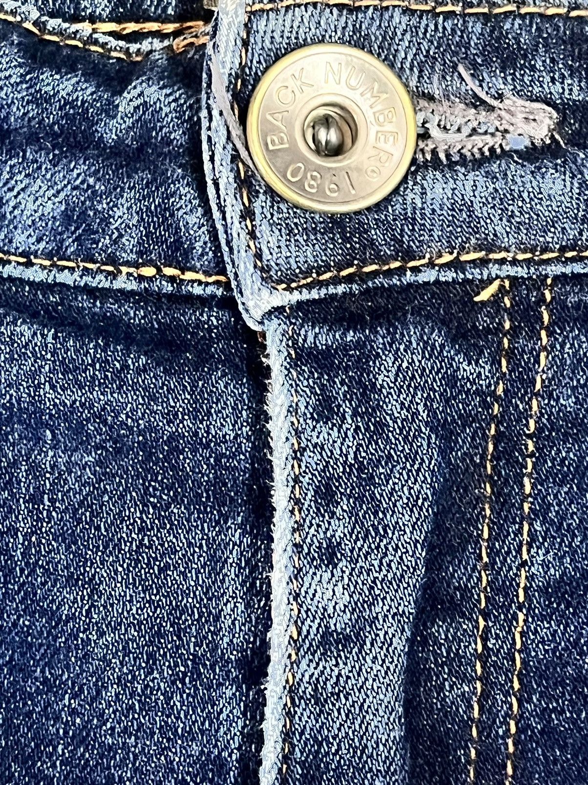 Japanese Brand × Vintage Back Number Flare Bootcut Jeans Size US 31 - 9 Thumbnail