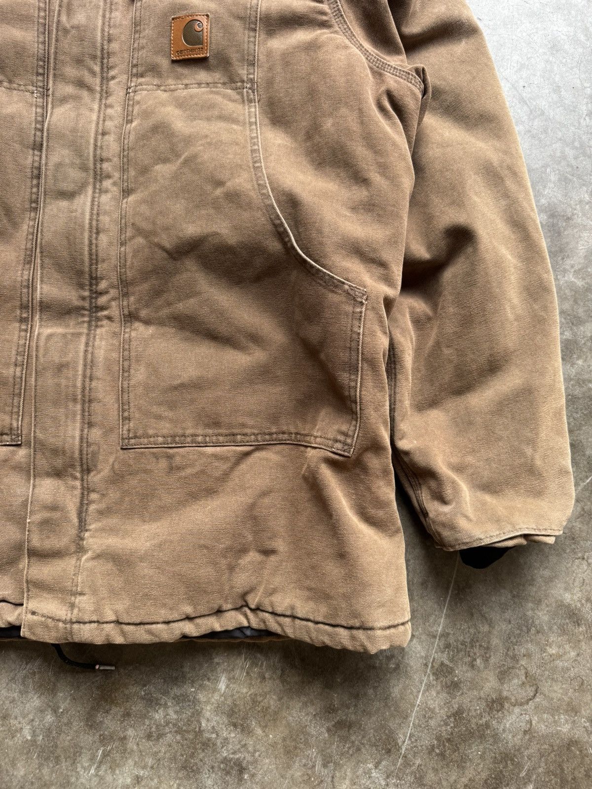 Carhartt Vintage 90’s Carhartt Brown Arctic Chore Workwear Jacket Size US XL / EU 56 / 4 - 2 Thumbnail