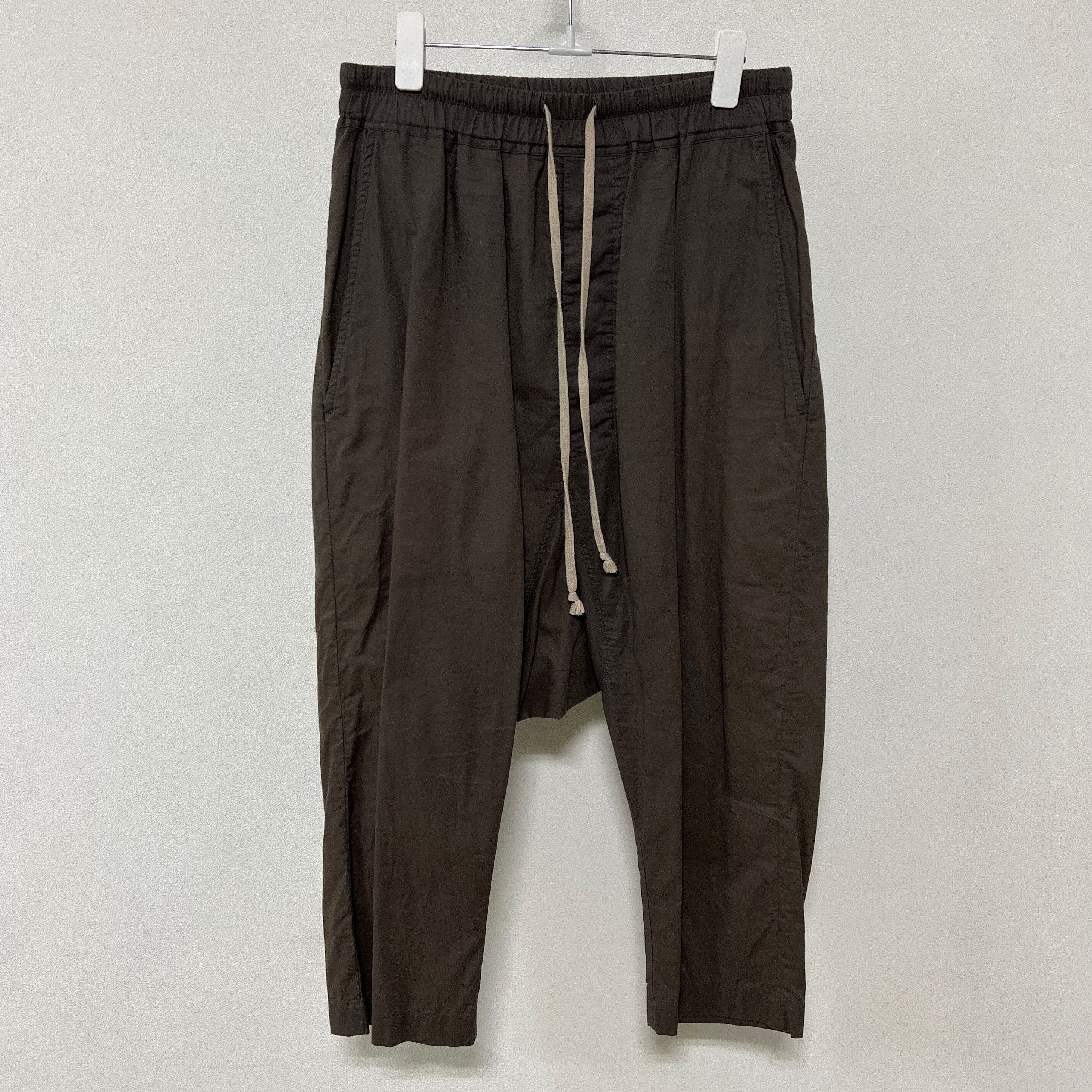 Rick Owens Rick Owens SS16 "CYCLOPS" Drawstring Cropped Pants Dark Dust Size US 30 / EU 46 - 2 Thumbnail
