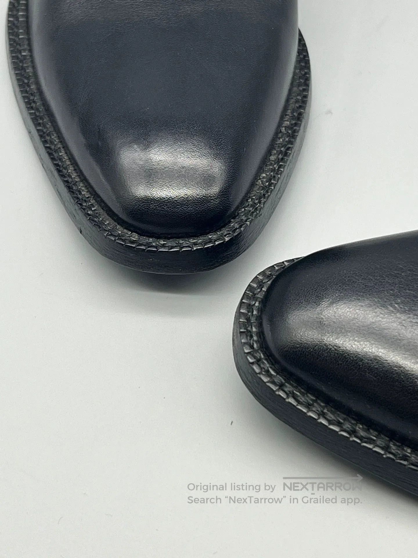 Yves Saint Laurent black leather lace-up ankle boots for men. Size US 7 / EU 40 - 5 Thumbnail