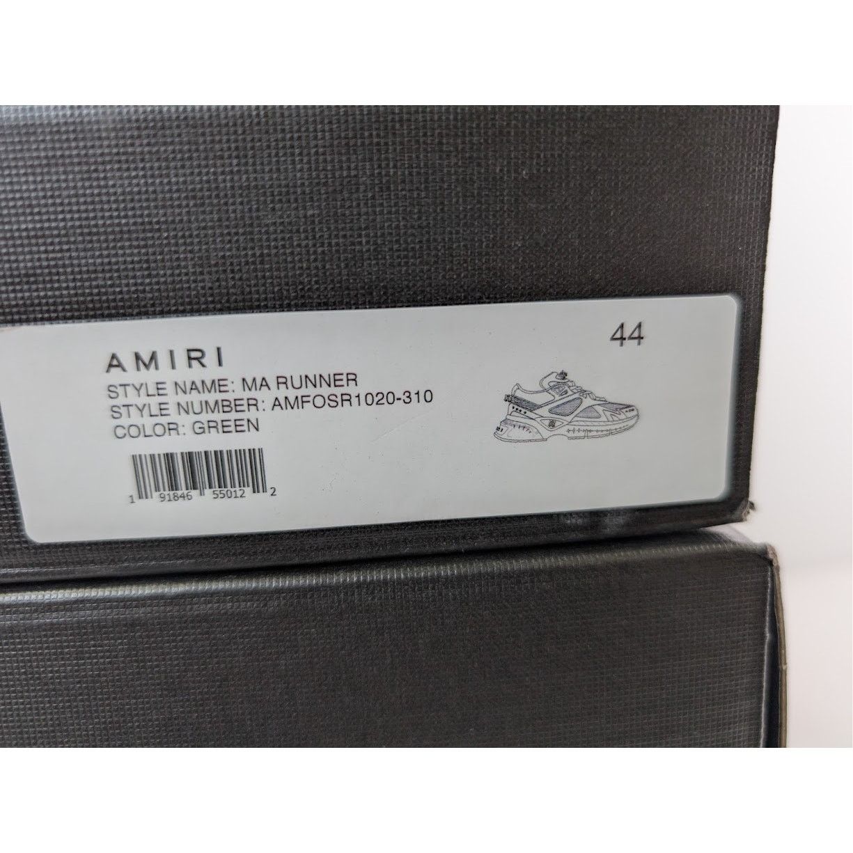Amiri o1rshd1 MA Runner Sneakers in Green Size US 11 / EU 44 - 23 Thumbnail