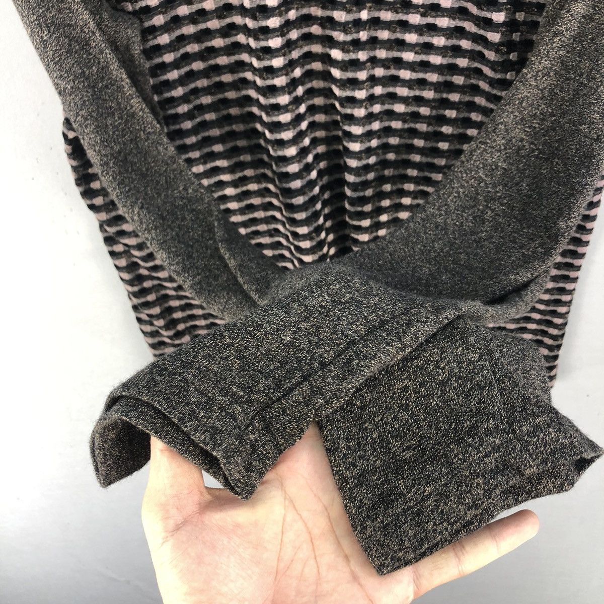 Hiroko Koshino Homme Vintage 1990s Hiroko Koshino Japan Unique Hooded Jacket Size S / US 4 / IT 40 - 15 Thumbnail