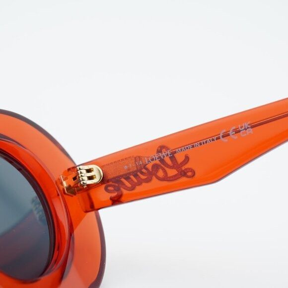 Loewe Loewe LW40112I 66V Sunglasses Red Butterfly Frame, Blue Size ONE SIZE - 8 Thumbnail