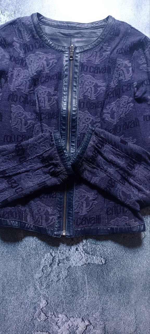 Roberto Cavalli Vintage Roberto Cavalli Double Sided Monogram Leather Jacket Size S / US 4 / IT 40 - 9 Thumbnail