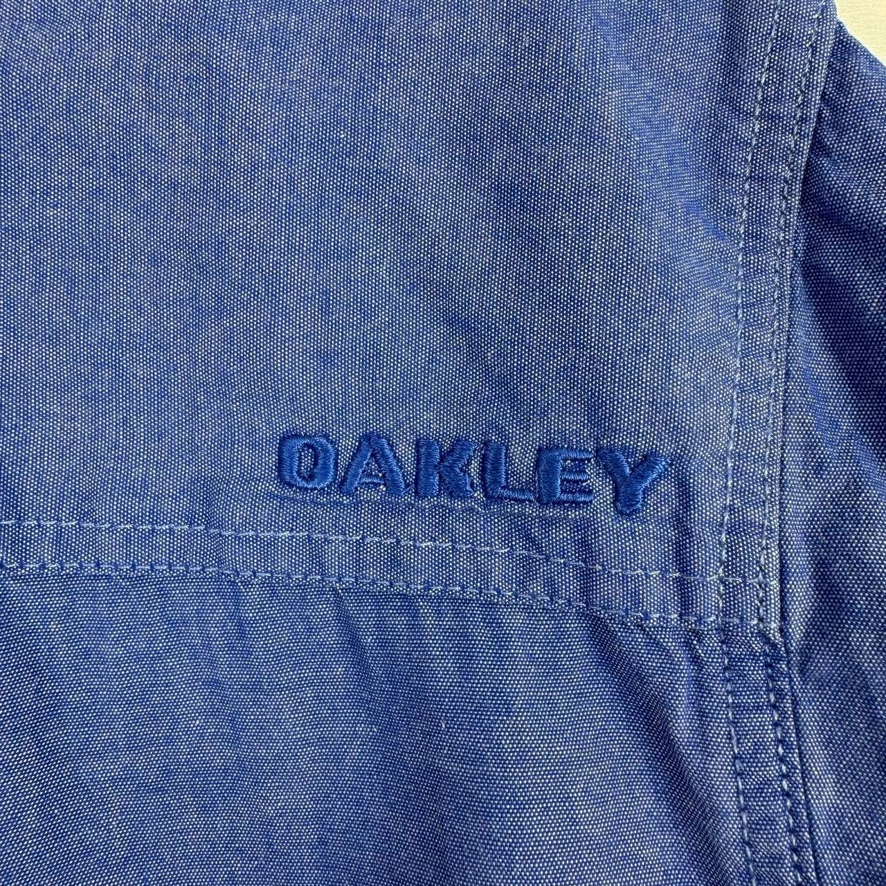 Oakley Oakley Blue Long Sleeve Shirt Casual Button Up Size M Size US M / EU 48-50 / 2 - 6 Thumbnail