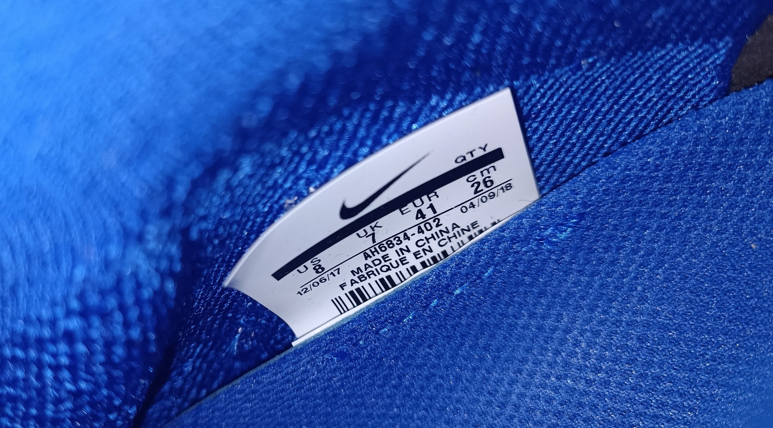 Nike Air Vapormax Flyknit Utility 'Racer Blue Moon Particle' 2018 Size US 8 / EU 41 - 20 Thumbnail