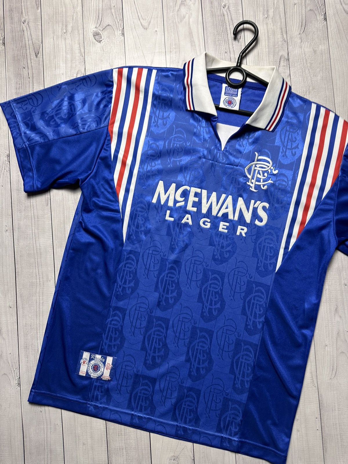 Vintage Vintage retro Rangers soccer jersey size L Size US L / EU 52-54 / 3 - 2 Thumbnail