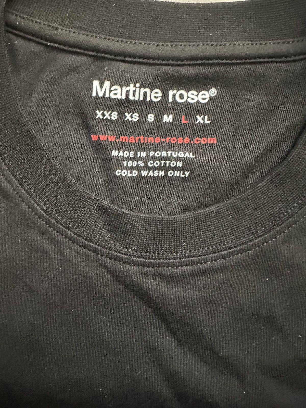 Martine Rose Martine Rose Shrunken Logo Tee Shirt Size US S / EU 44-46 / 1 - 2 Thumbnail