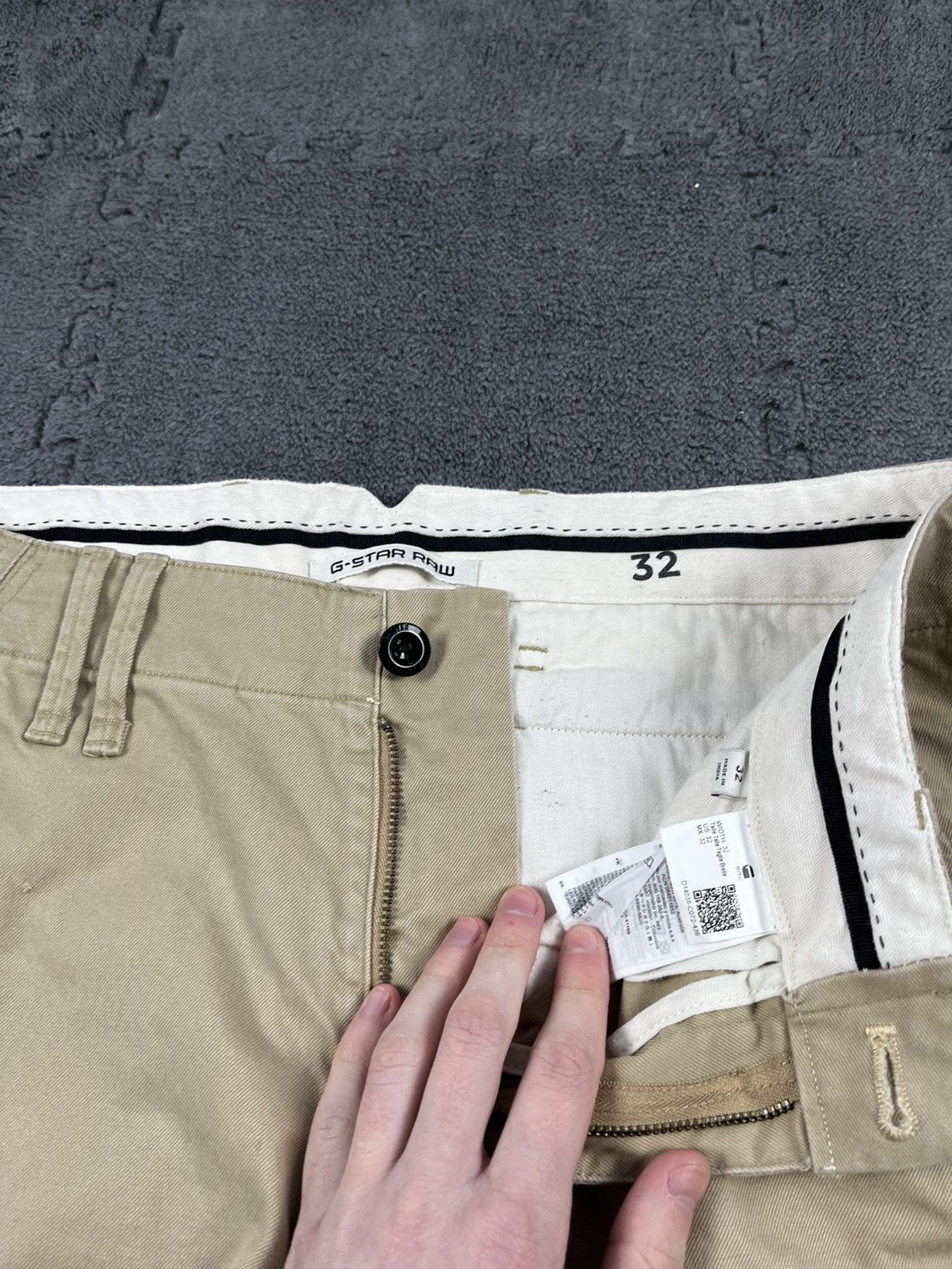 G-Star Vintage Y2K G Star Raw Chino Shorts Streetwear Size US 32 / EU 48 - 6 Thumbnail