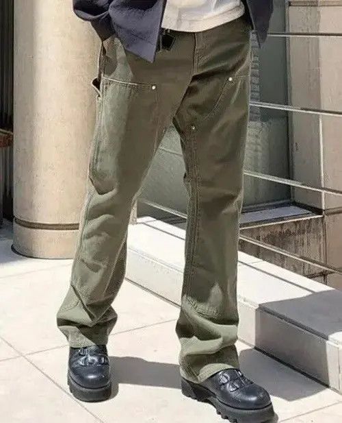 Japanese Brand High Street Cargo Pant Frayed Straight Jean Size US 30 / EU 46 - 2 Thumbnail