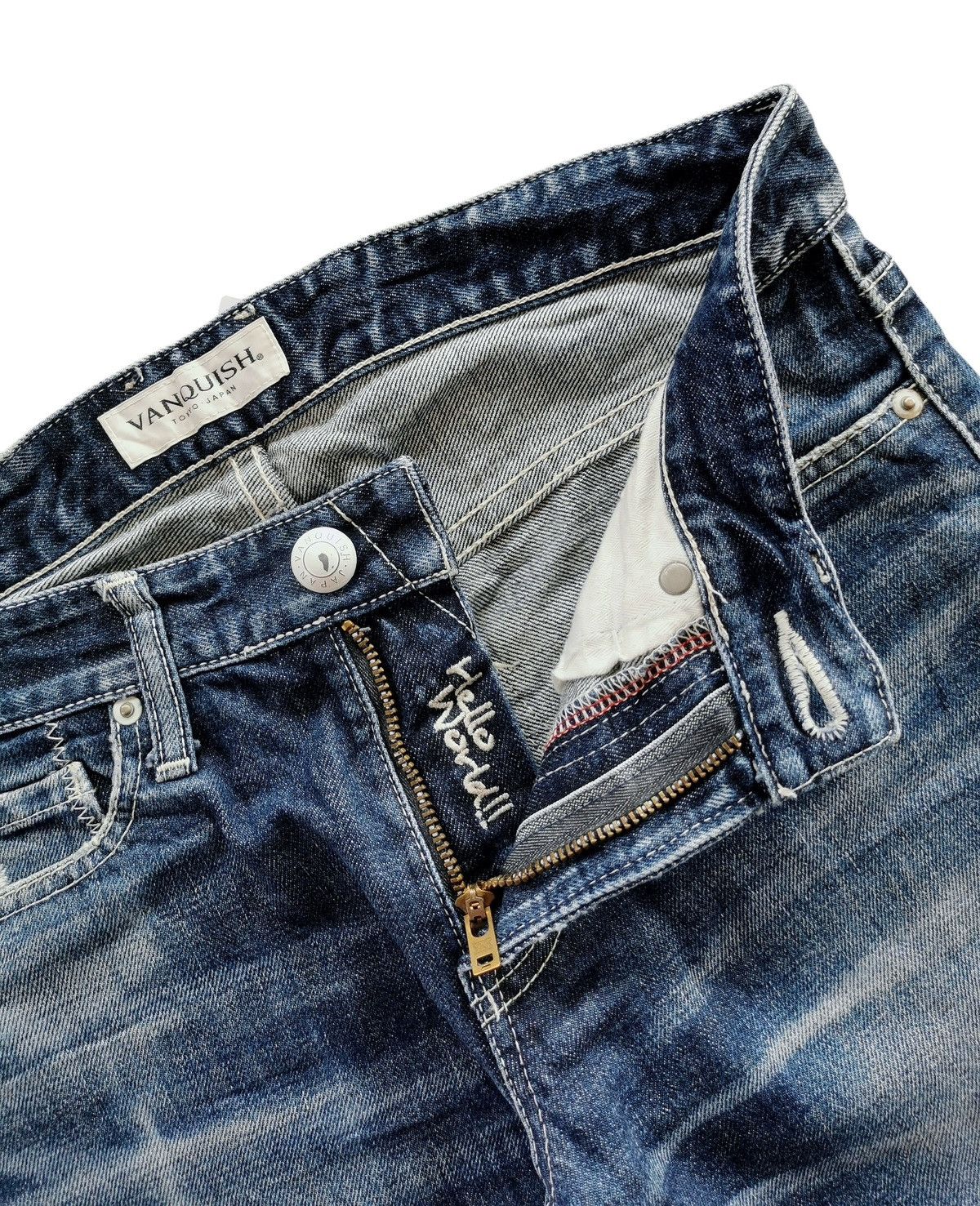 Fragment Design × Vanquish Vanquish Distressed Japan Jeans Size US 32 / EU 48 - 5 Thumbnail