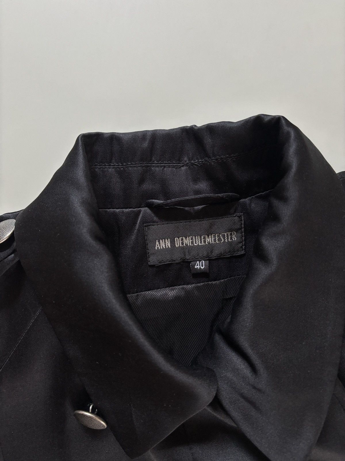 Ann Demeulemeester Ann Demeulemeester Asymmetrical Napoleon Trench Coat Size US S / EU 44-46 / 1 - 11 Thumbnail
