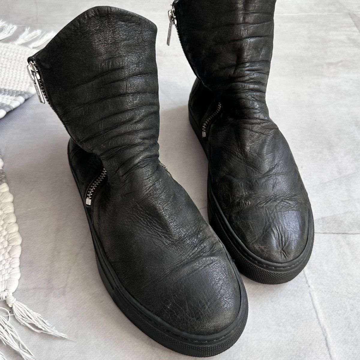 Dirk Bikkembergs Gothic Zipper Sneakers Inspired Guidi Cinzia Araia Vibe Size US 7 / IT 37 - 4 Thumbnail