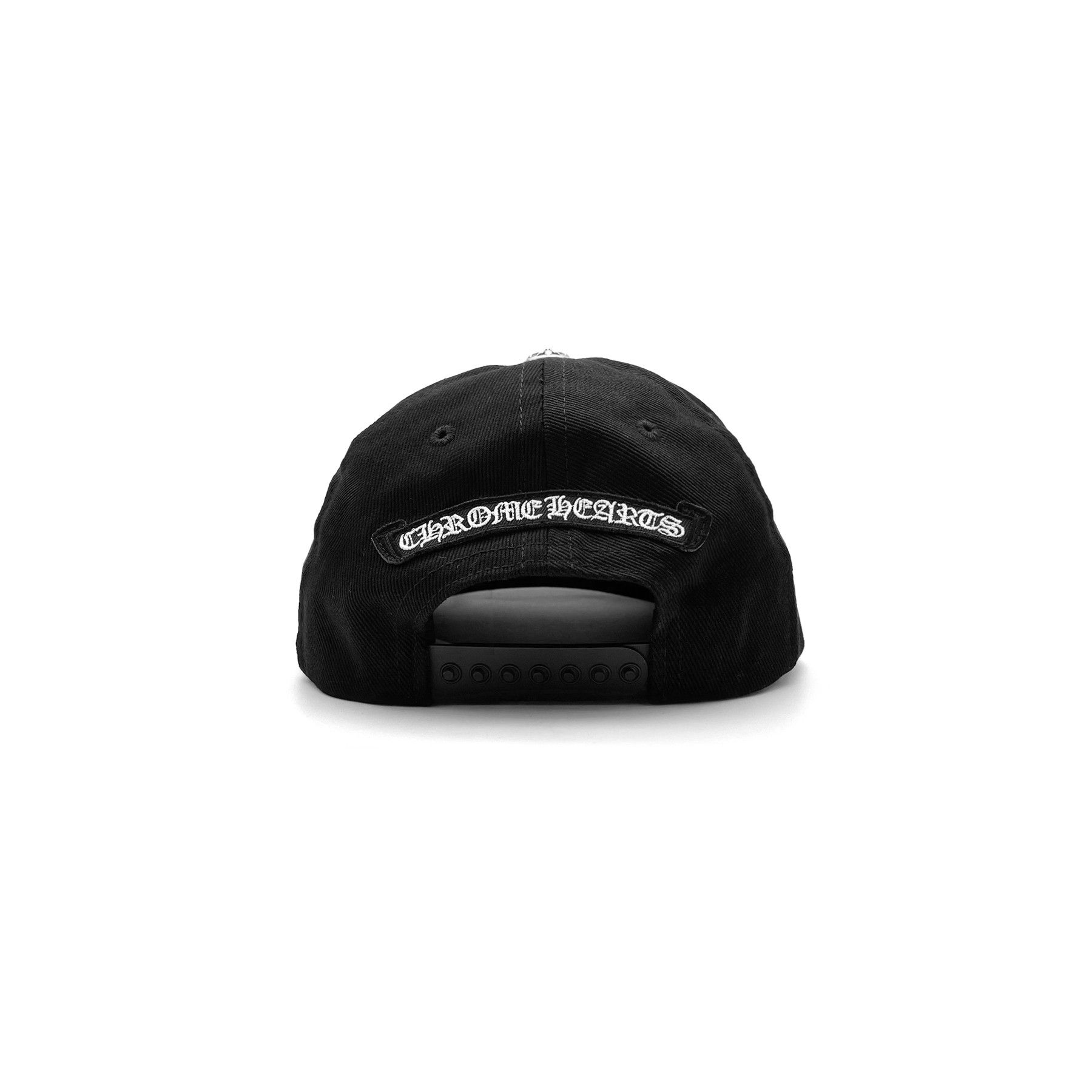 Chrome Hearts Chrome Hearts Black Embriodered Vertical Logo Baseball Cap Size ONE SIZE - 4 Thumbnail