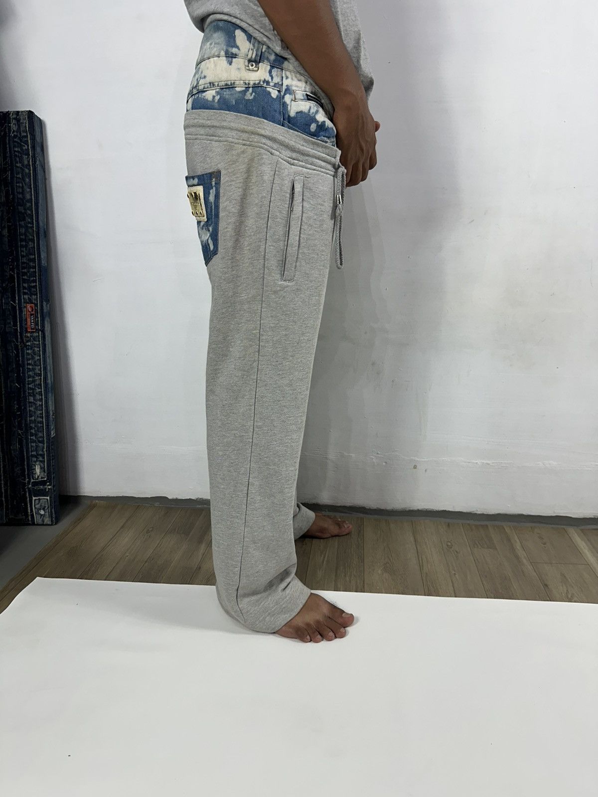 Dolce & Gabbana Dolce & Gabbana Hybrid Denim and Cotton Pants Size US 32 / EU 48 - 21 Thumbnail