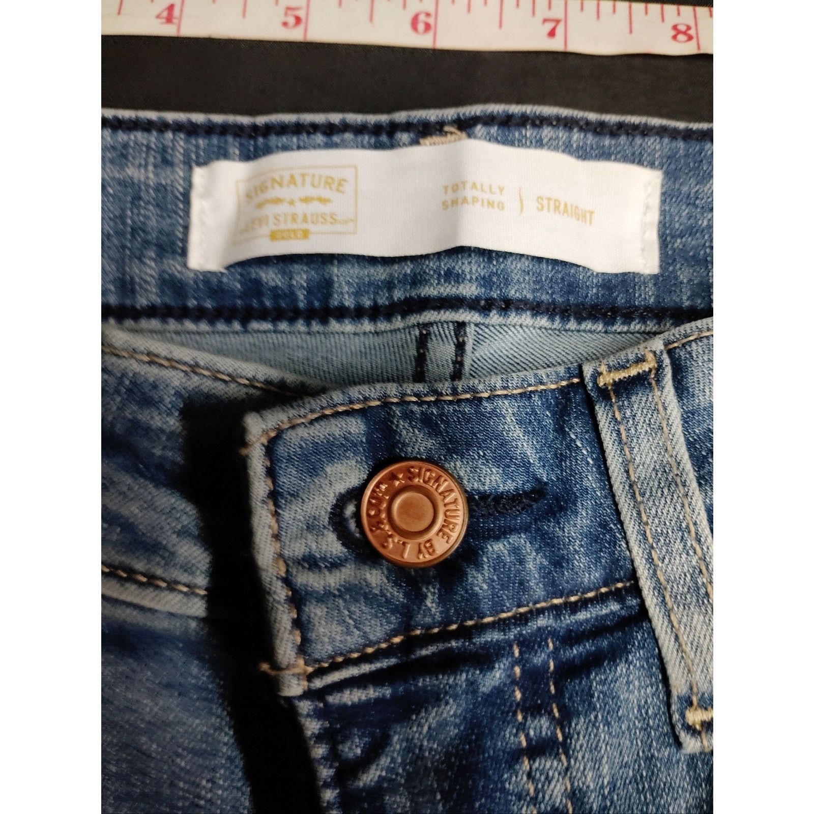 Levi's Signature Light Blue Straight Leg Women’s Jeans Size 26" / US 2 / IT 38 - 5 Thumbnail