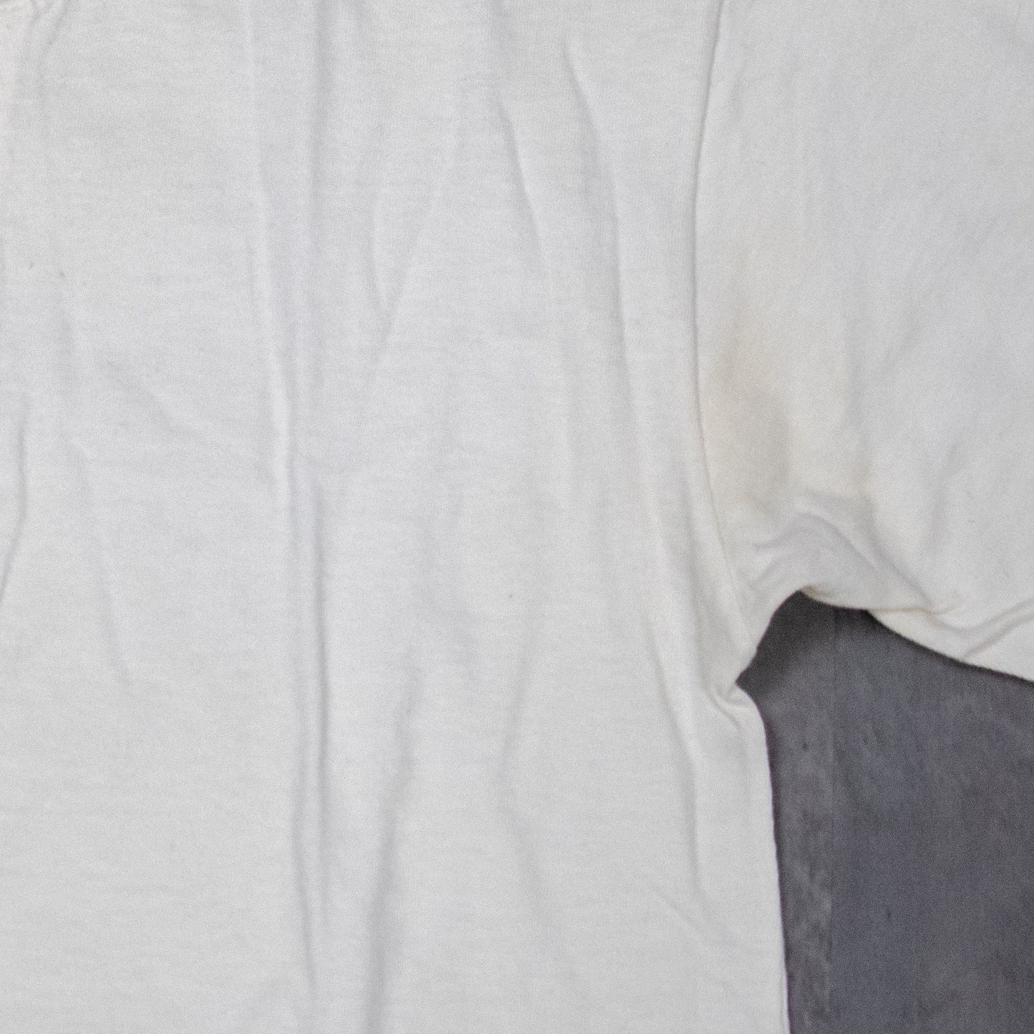 Hanes × Vintage Vintage 1990’s Hanes Henley Blank Thrashed White Tee Size US S / EU 44-46 / 1 - 5 Thumbnail