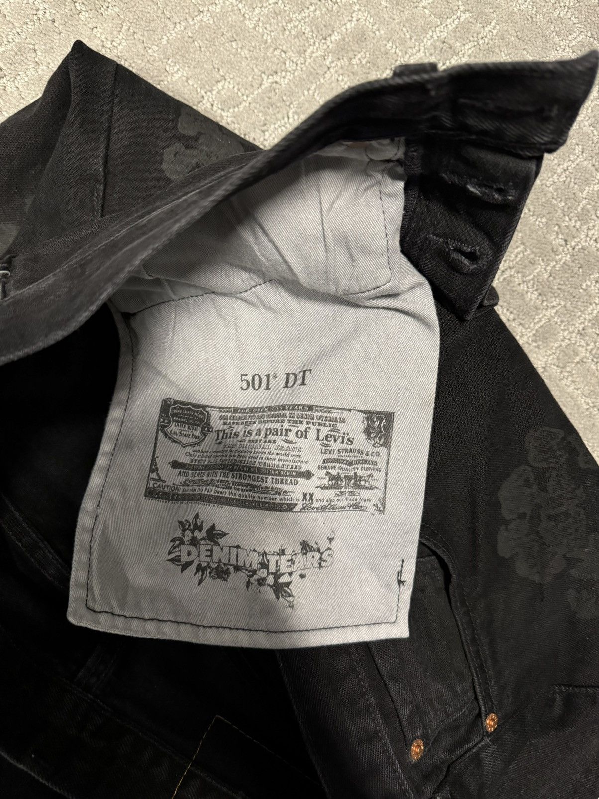 DENIM TEARS × Levi's DENIM TEARS X Levis Vintage Size US 31 - 4 Thumbnail