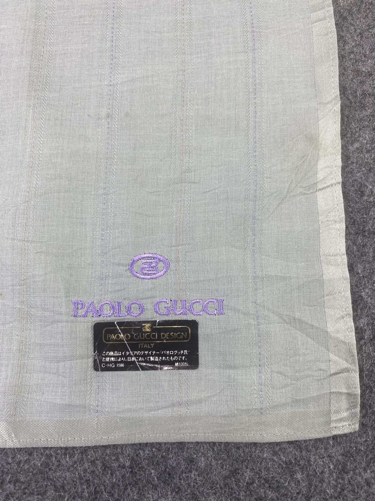 Paolo Gucci × Vintage Paolo Gucci Handkerchief / Bandana / Neckerchief-B059 Size ONE SIZE - 5 Thumbnail