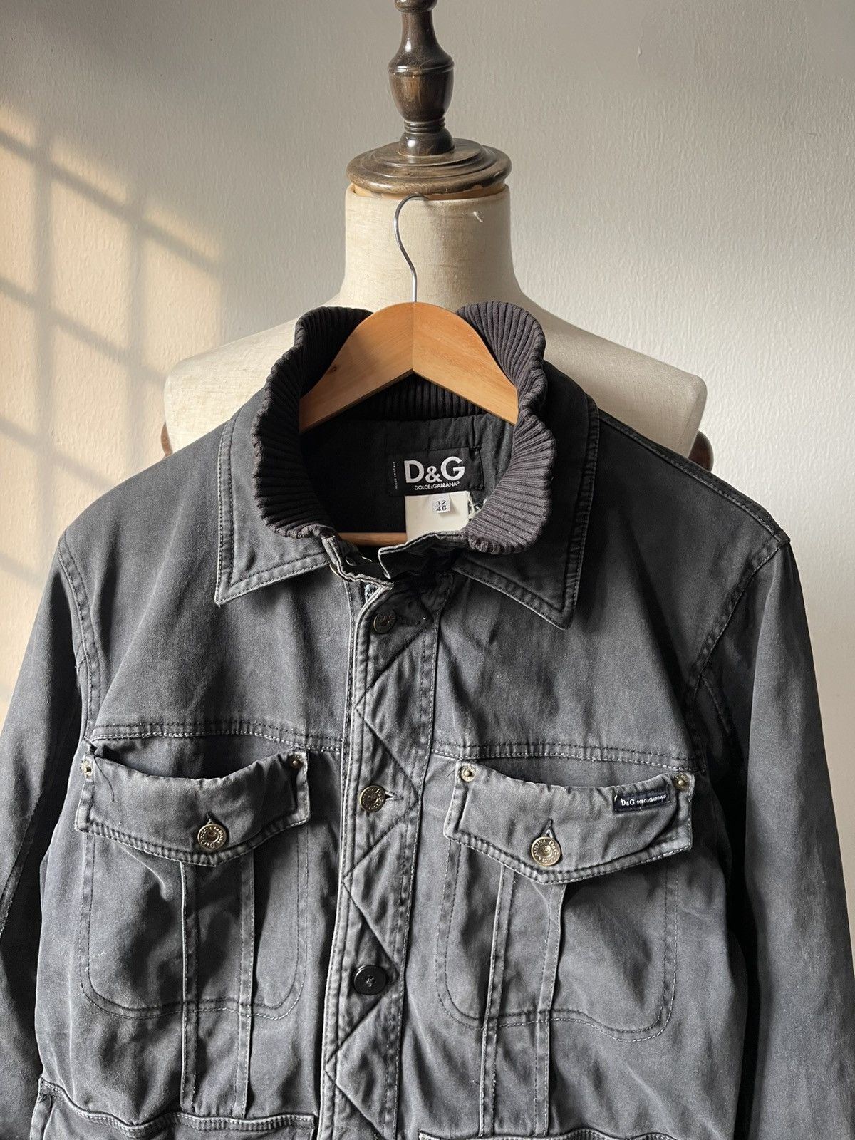 Dolce & Gabbana 2000s Dolce & Gabbana Disstressed Sailor Jacket 11 Size US M / EU 48-50 / 2 - 17 Thumbnail