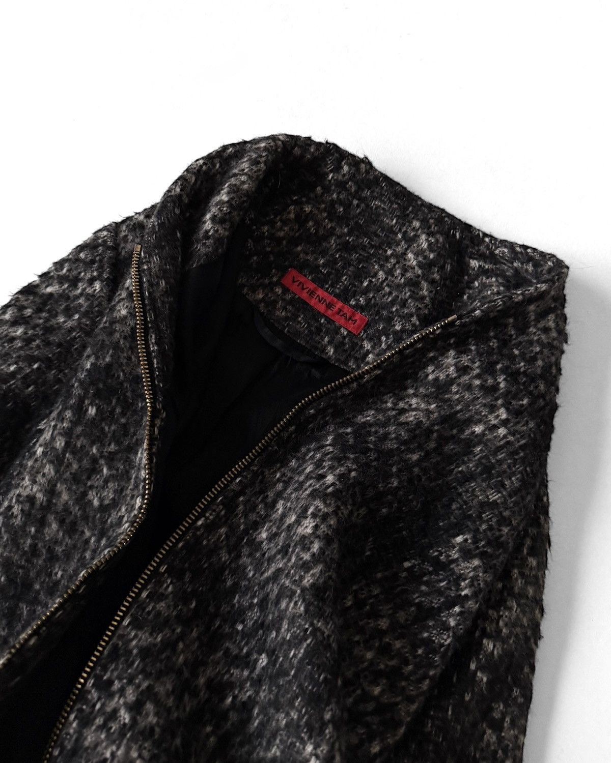 Vivienne Tam VIVIENNE TAM MELTON TWEED ZIP-UP COAT Size M / US 6-8 / IT 42-44 - 2 Thumbnail