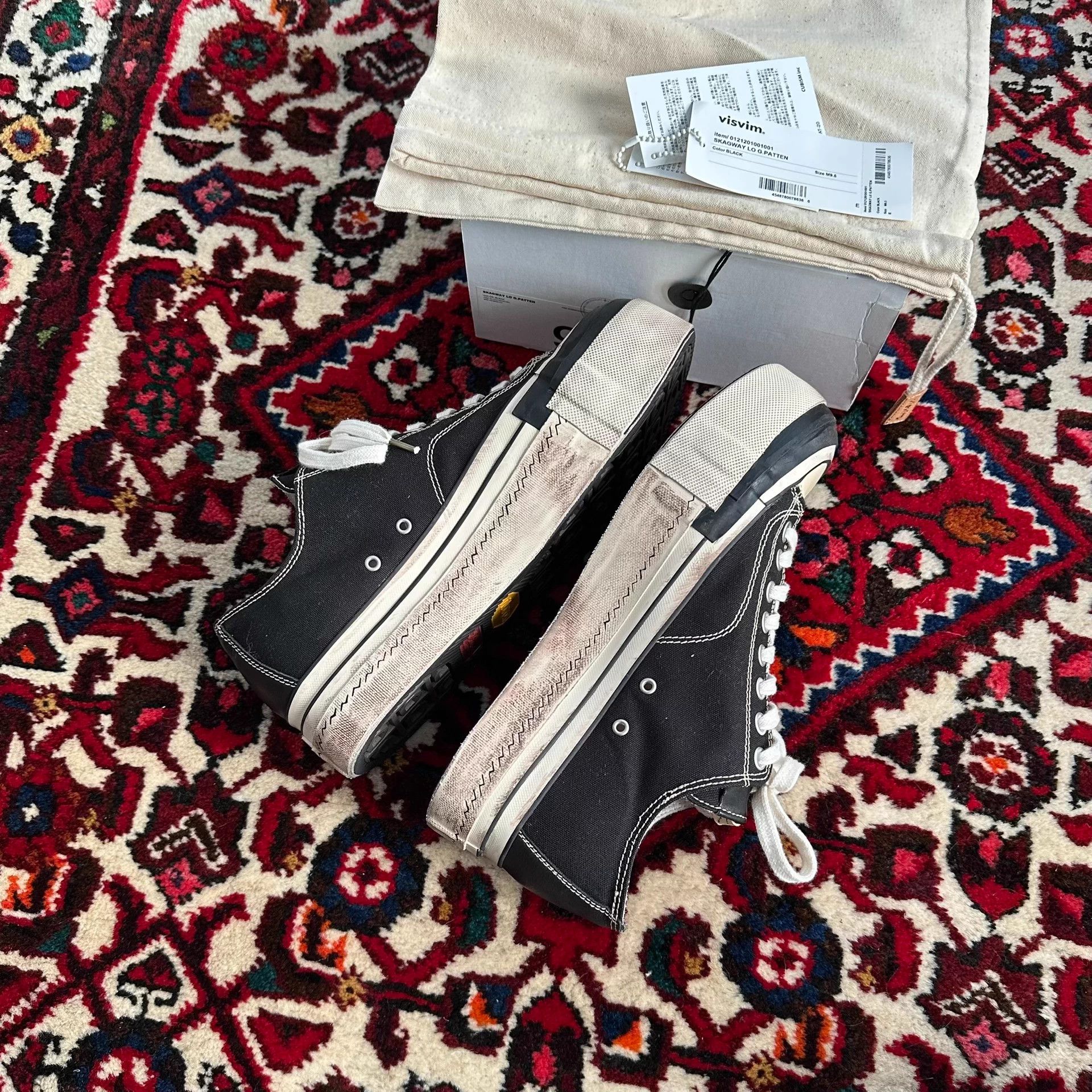 Visvim visvim 21aw skagway canvas sneakers 9.5 Size US 9.5 / EU 42-43 - 4 Thumbnail