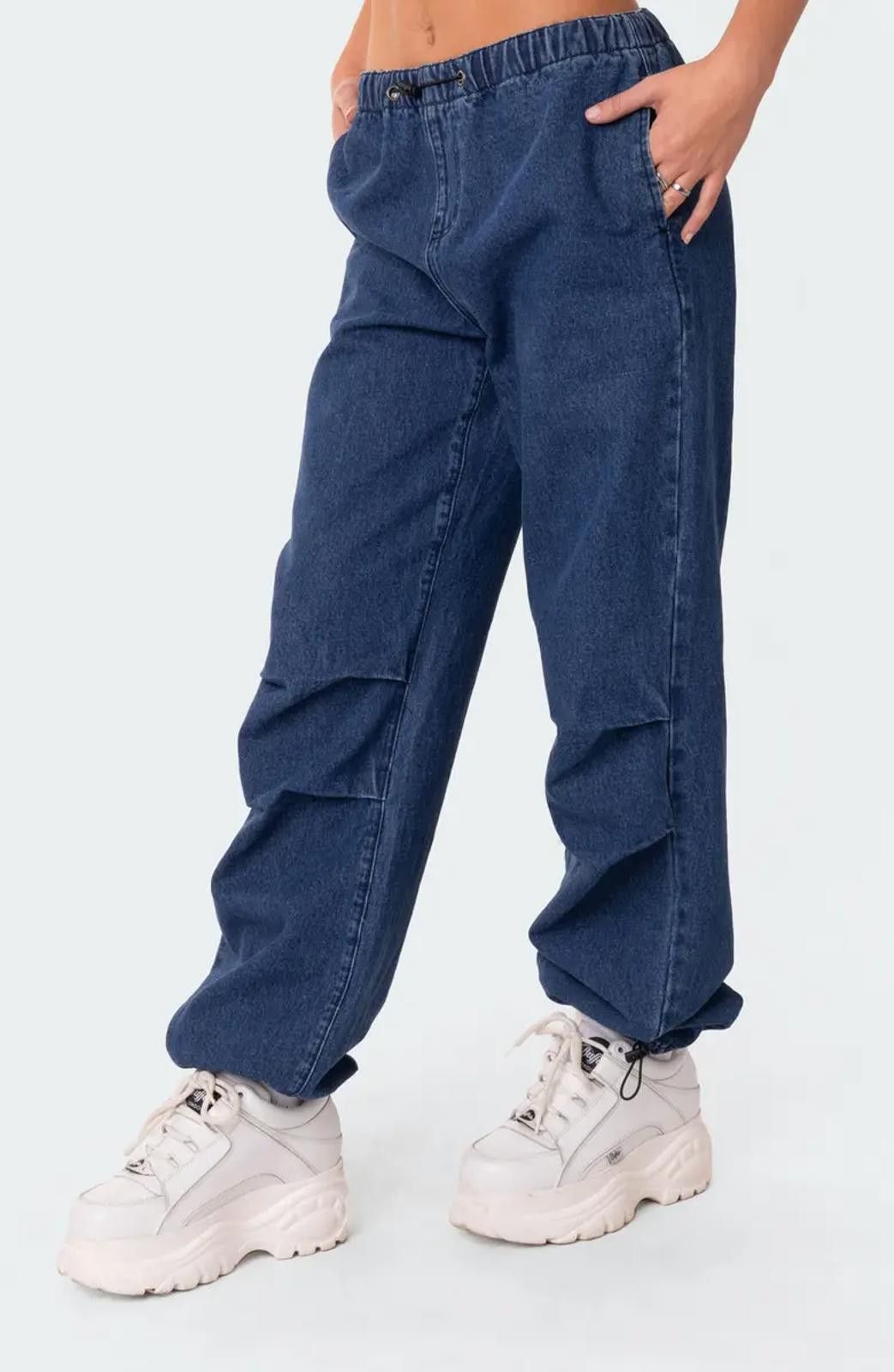 Other Edikted Lorelai Oversized Cargo Jeans Size Medium Size 32" / US 10 / IT 46 - 1 Thumbnail