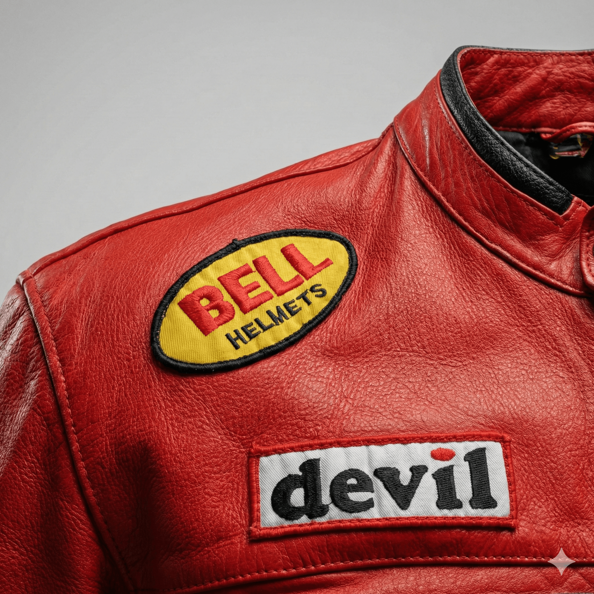 Ferrari Vintage Ferrari F1 Racing Leather Jacket Moto Biker Retr Y2K Size US L / EU 52-54 / 3 - 3 Thumbnail