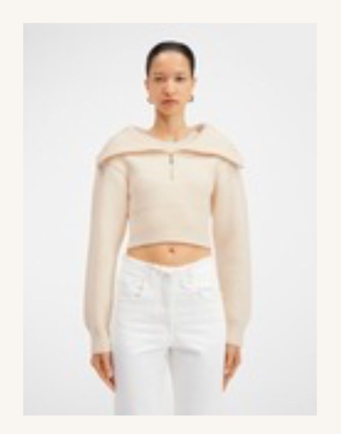 Jacquemus Jacquemus off-white sweater Size XS / US 0-2 / IT 36-38 - 1 Thumbnail