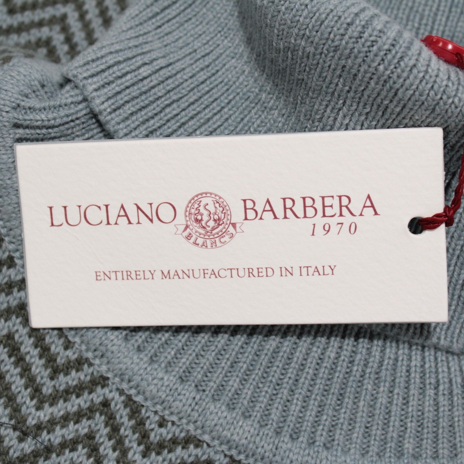 Luciano Barbera Luciano Barbera Sweater Size US L in Blue Size US L / EU 52-54 / 3 - 2 Thumbnail